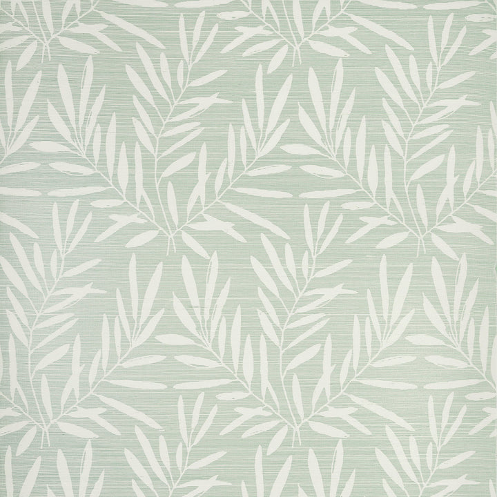 Thibaut Wallpaper Summer Leaves Willow T15800  Wallpaper Sisal  U.S.A </p><p>Repeat: H: , V: 27.5  (69.85 cm) 36 in  (91.44 cm) - My Fabric Connection -