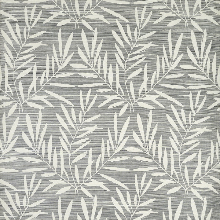 Summer Leaves Charcoal T15801  by Thibaut Wallpaper Thibaut Wallpaper Summer Leaves Charcoal T15801 Wallpaper ISLANDER Sisal  U.S.A </p><p>Repeat: H: , V: 27.5  (69.85 cm) 36 in  (91.44 cm) - Fabric Carolina -