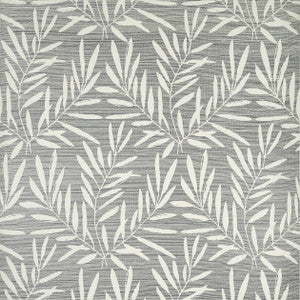 Thibaut Wallpaper Summer Leaves Charcoal T15801 