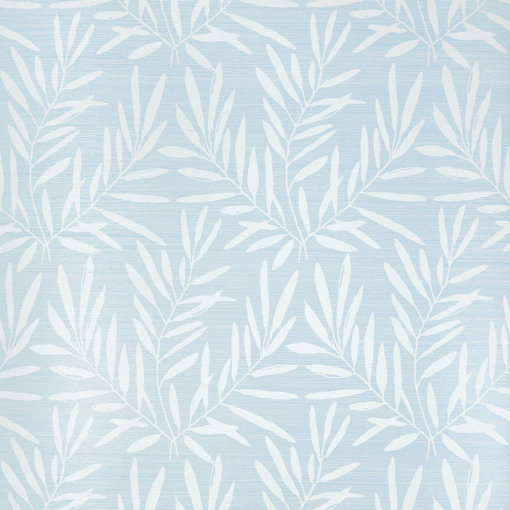 Summer Leaves Light Blue T15804  by Thibaut Wallpaper Thibaut Wallpaper Summer Leaves Light Blue T15804 Wallpaper ISLANDER Sisal  U.S.A </p><p>Repeat: H: , V: 27.5  (69.85 cm) 36 in  (91.44 cm) - Fabric Carolina -