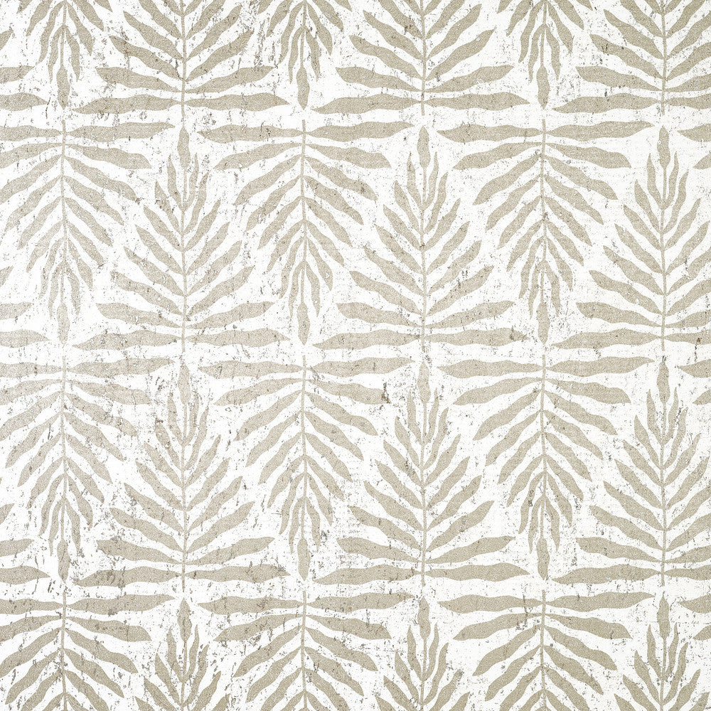 Thibaut Wallpaper Gasparilla Metallic Gilver T15810  Wallpaper Natural Cork Wallpaper  U.S.A </p><p>Repeat: H: , V: 11.75  (29.84 cm) 36 in  (91.44 cm) - My Fabric Connection -