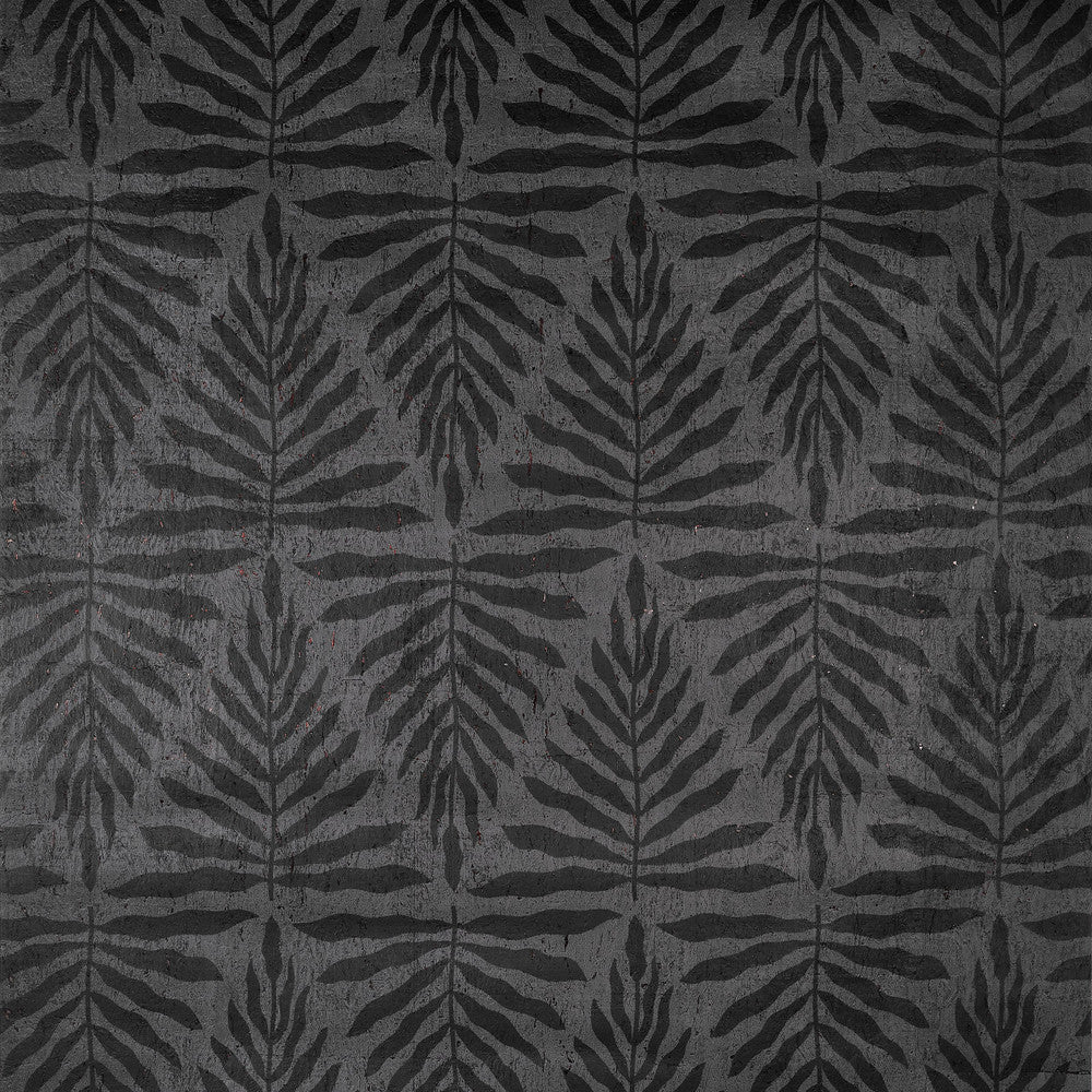 Thibaut Wallpaper Gasparilla Black T15814  Wallpaper Natural Cork Wallpaper  U.S.A </p><p>Repeat: H: , V: 11.75  (29.84 cm) 36 in  (91.44 cm) - My Fabric Connection -