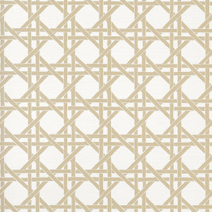 Thibaut Wallpaper Canary Trellis Beige T15817 