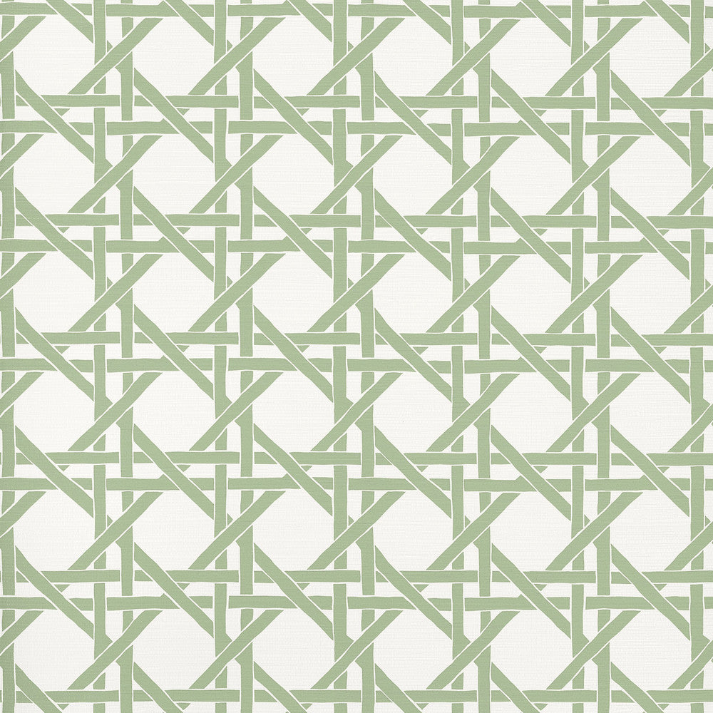 Thibaut Wallpaper Canary Trellis Willow T15820  Wallpaper Non-Woven Vinyl Wallpaper  U.S.A </p><p>Repeat: H: , V: 9  (22.86 cm) 27 in  (68.58 cm) - My Fabric Connection -