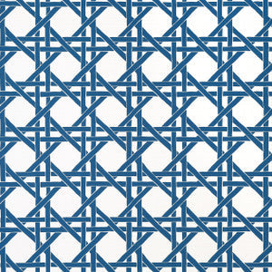 Canary Trellis Navy T15821 by Thibaut Wallpaper