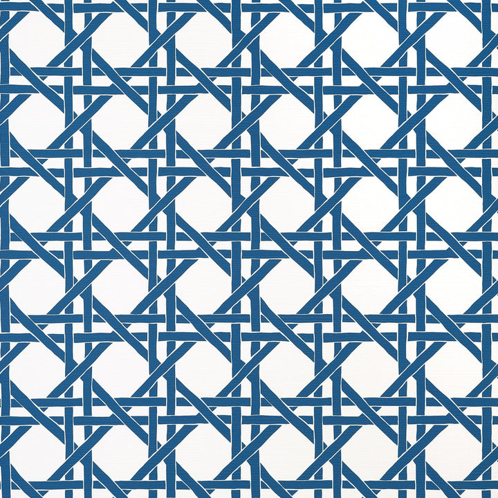 Thibaut Wallpaper Canary Trellis Navy T15821  Wallpaper Non-Woven Vinyl Wallpaper  U.S.A </p><p>Repeat: H: , V: 9  (22.86 cm) 27 in  (68.58 cm) - My Fabric Connection -