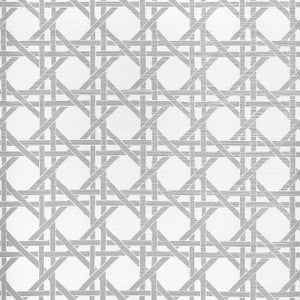 Thibaut Wallpaper Canary Trellis Metallic Silver T15822 