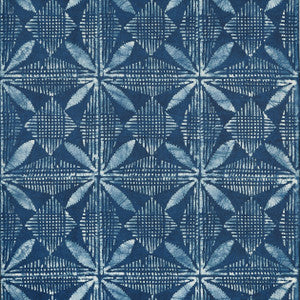 Thibaut Wallpaper Tortuga Batik Navy T15837 