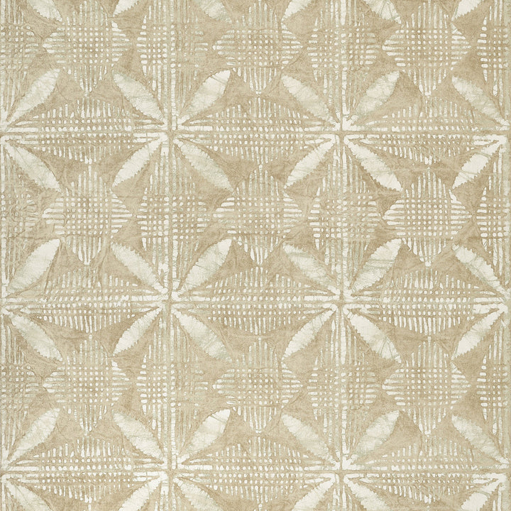 Thibaut Wallpaper Tortuga Batik Beige T15839  Wallpaper Non Woven Wallpaper  U.S.A </p><p>Repeat: H: , V: 18  (45.72 cm) 27 in  (68.58 cm) - My Fabric Connection -