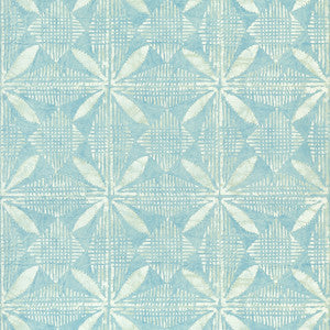 Thibaut Wallpaper Tortuga Batik Turquoise T15841 