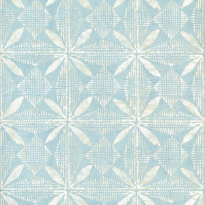 Thibaut Wallpaper Tortuga Batik Light Blue T15842 