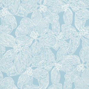 Thibaut Wallpaper Island Orchid Light Blue T15847 