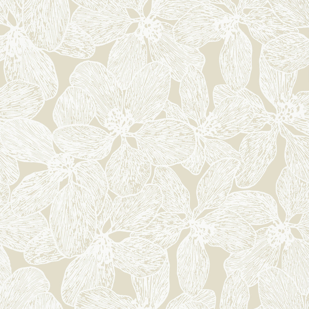Thibaut Wallpaper Island Orchid Beige T15851  Wallpaper Non Woven Wallpaper  U.S.A </p><p>Repeat: H: , V: 36  (91.44 cm) 27 in  (68.58 cm) - My Fabric Connection -