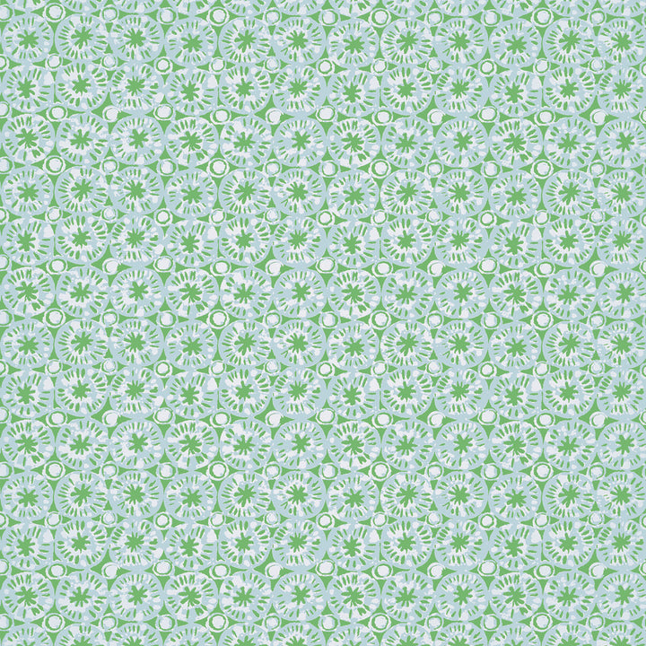 Thibaut Wallpaper Sand Dollar Green and Blue T15856  Wallpaper Non Woven Wallpaper  U.S.A </p><p>Repeat: H: , V: 6.25  (15.88 cm) 27 in  (68.58 cm) - My Fabric Connection -