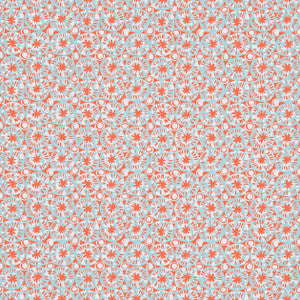 Thibaut Wallpaper Sand Dollar Coral and Blue T15857 