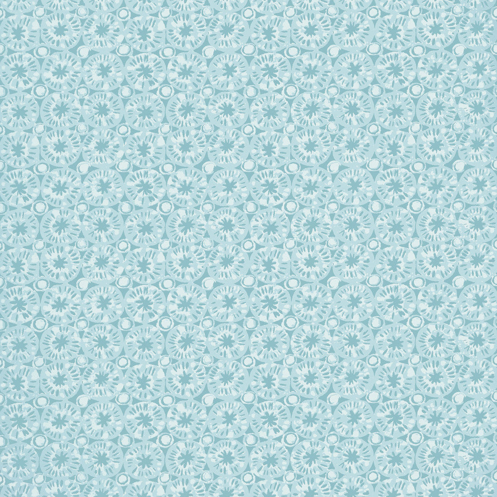 Thibaut Wallpaper Sand Dollar Seaglass T15858  Wallpaper Non Woven Wallpaper  U.S.A </p><p>Repeat: H: , V: 6.25  (15.88 cm) 27 in  (68.58 cm) - My Fabric Connection -