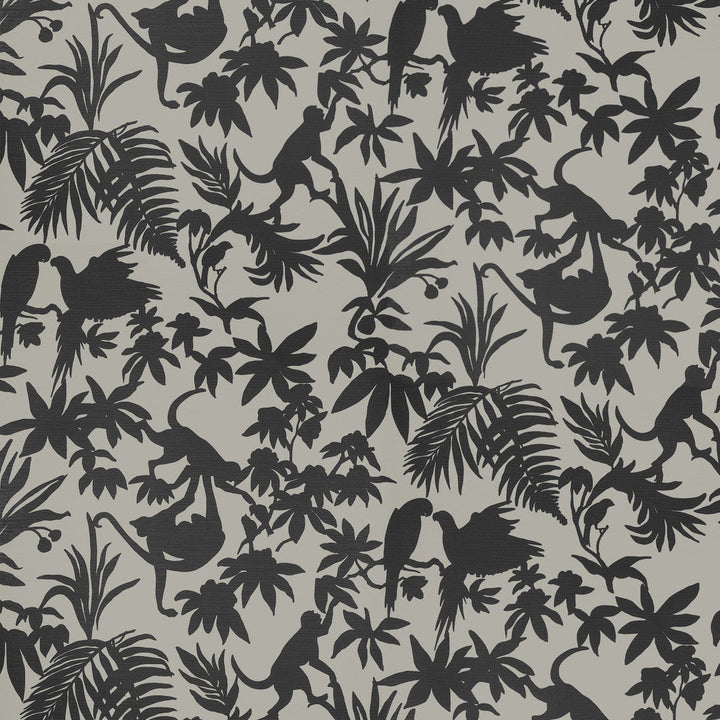 St. Kitts Black and Tan T15861  by Thibaut Wallpaper Thibaut Wallpaper St. Kitts Black and Tan T15861 Wallpaper ISLANDER Paper Backed Vinyl Wallpaper  U.S.A </p><p>Repeat: H: , V: 36  (91.44 cm) 27 in  (68.58 cm) - Fabric Carolina -