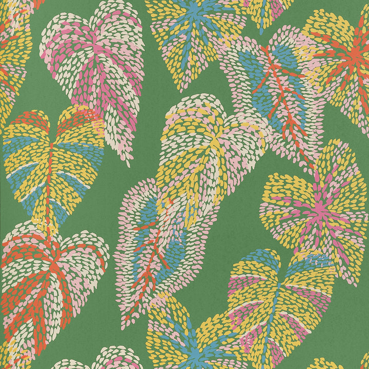 Thibaut Wallpaper Delila Green T15866  Wallpaper Non Woven Wallpaper  U.S.A </p><p>Repeat: H: , V: 25.25  (64.14 cm) 27 in  (68.58 cm) - My Fabric Connection -