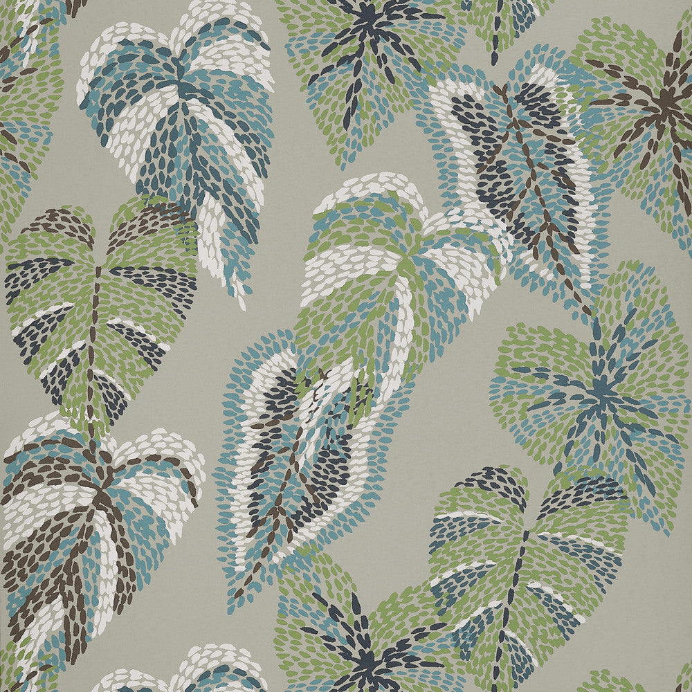 Thibaut Wallpaper Delila Stone T15868  Wallpaper Non Woven Wallpaper  U.S.A </p><p>Repeat: H: , V: 25.25  (64.14 cm) 27 in  (68.58 cm) - My Fabric Connection -