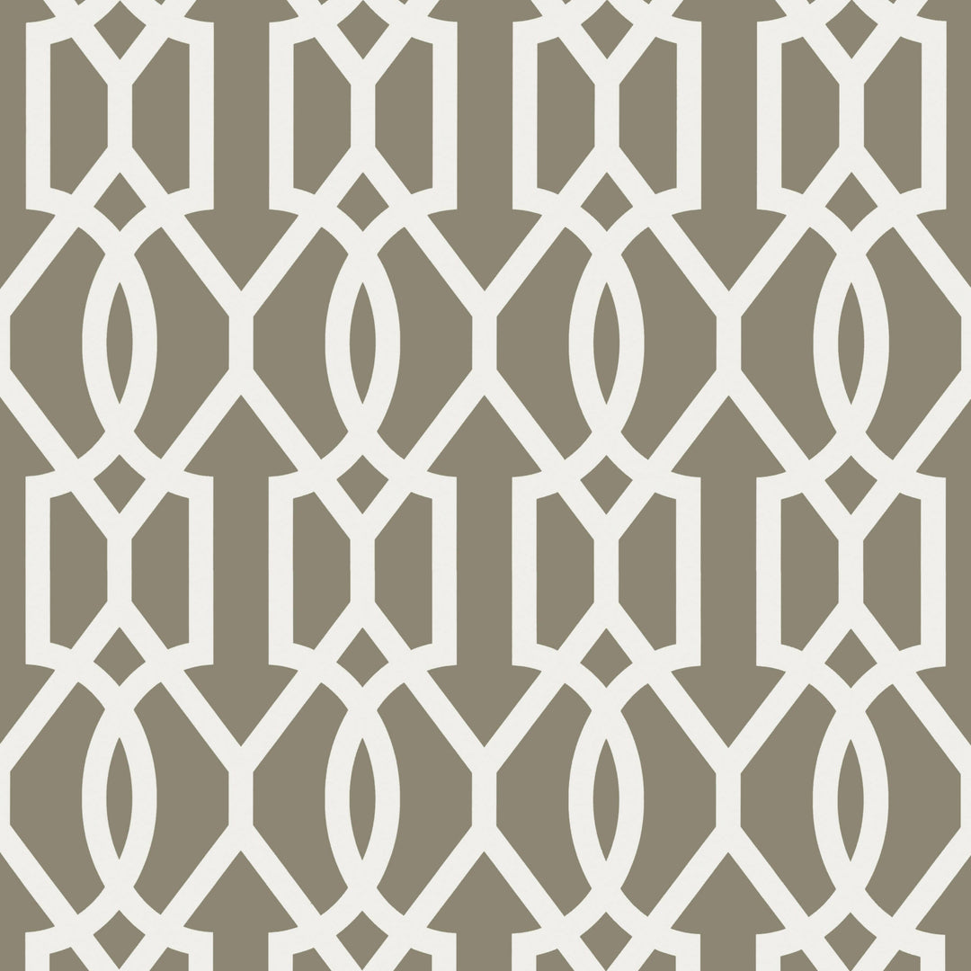 DOWNING GATE - Grey by Thibaut Wallpaper