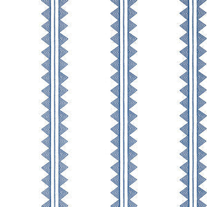 Agave Stripe Navy T16226 by Thibaut Wallpaper