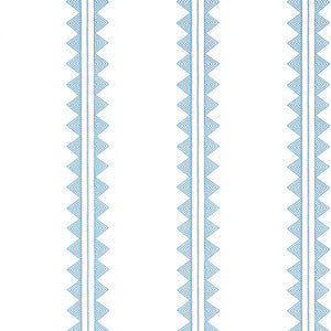 Agave Stripe French Blue T16228 By Thibaut Wallpaper