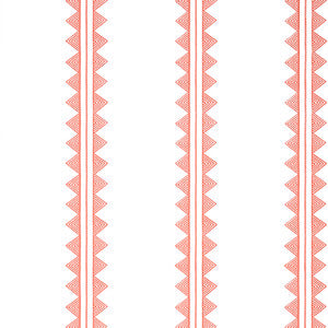 Agave Stripe Coral T16231 by Thibaut Wallpaper