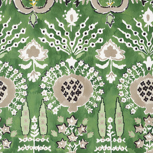 Mendoza Suzani Green T16242 By Thibaut Wallpaper