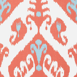 Indies Ikat Coral T16247 by Thibaut Wallpaper