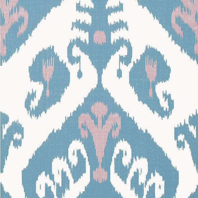 Indies Ikat Lavender and French Blue T16249 by Thibaut Wallpaper Thibaut Wallpaper Indies Ikat Lavender and French Blue T16249Wallpaper Kismet Wallpaper U.S.A. </p><p>Repeat: V: 25.25 20.5 - Fabric Carolina -
