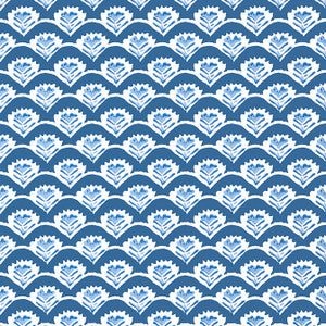 Emily Navy T16255 by Thibaut Wallpaper