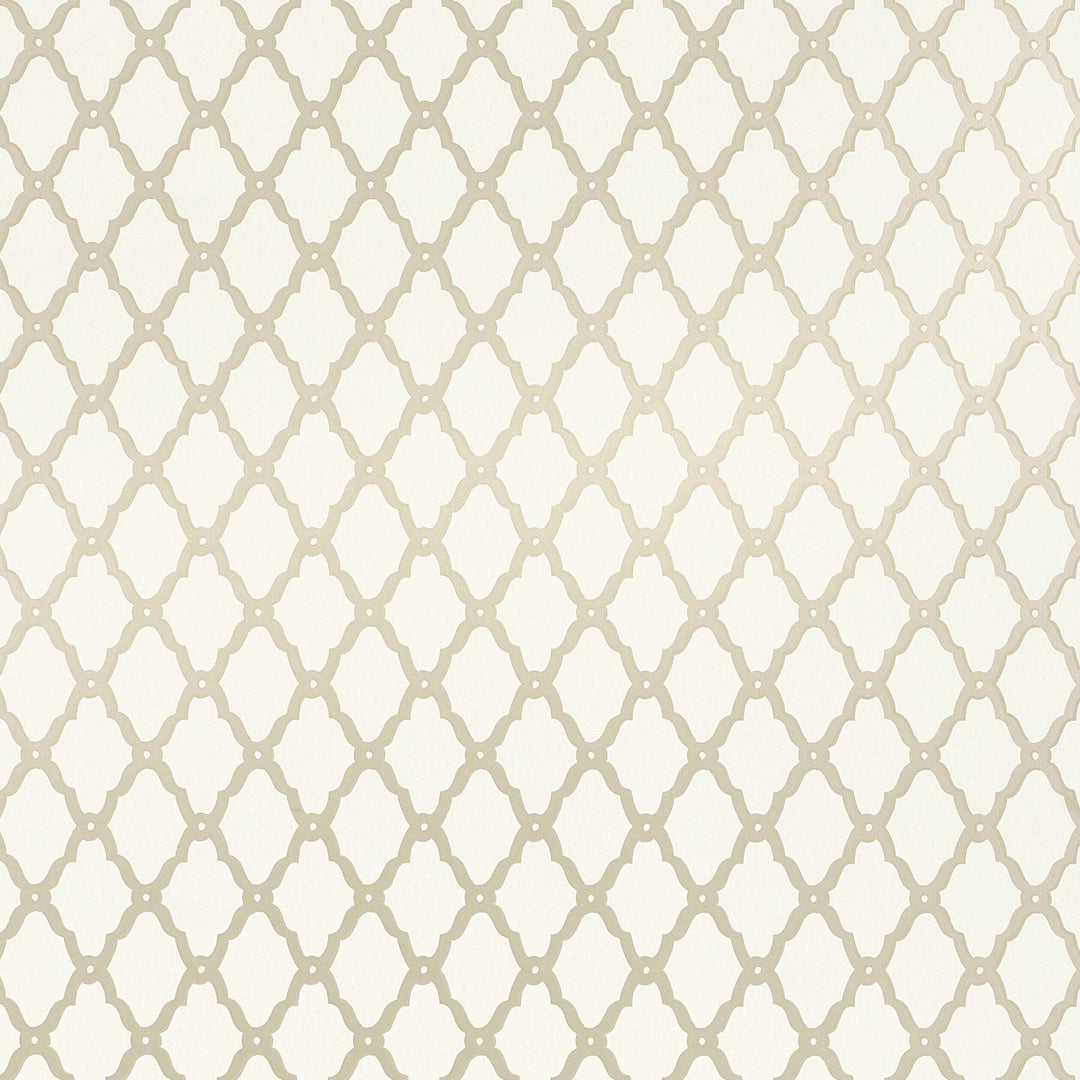 ROTHBURY TRELLIS - Linen by Thibaut Wallpaper