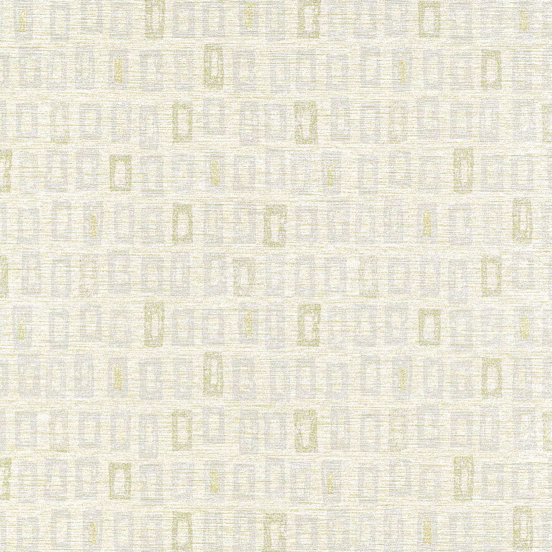 KATSU - Aqua and Beige by Thibaut Wallpaper
