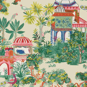 Mystic Garden Cream T20824 by Thibaut Wallpaper