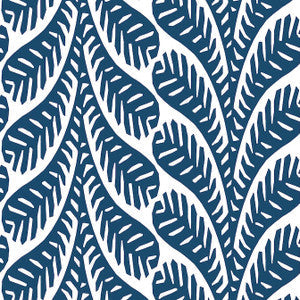 Ginger Navy T20827 by Thibaut Wallpaper