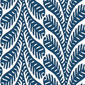 Ginger Navy T20827 by Thibaut Wallpaper
