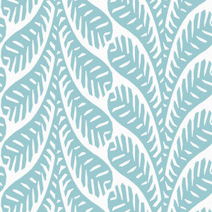 Ginger Spa Blue T20829 by Thibaut Wallpaper