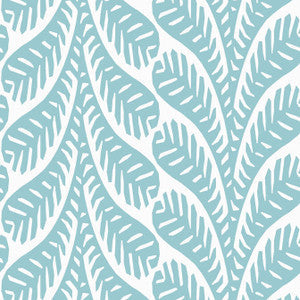 Ginger Spa Blue T20829 By Thibaut Wallpaper