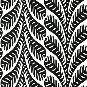 Ginger Black T20830 by Thibaut Wallpaper