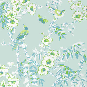 Yukio Spa Blue T20843 by Thibaut Wallpaper