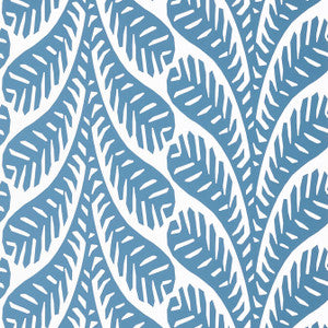 Ginger Blue T20848 by Thibaut Wallpaper