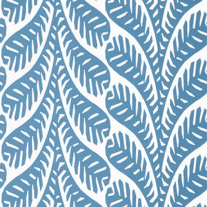 Ginger Blue T20848 by Thibaut Wallpaper