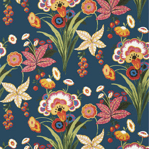 Pasadena Navy T20854 by Thibaut Wallpaper
