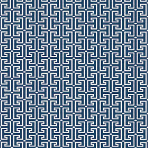 T-Square Navy and White T20866 by Thibaut Wallpaper