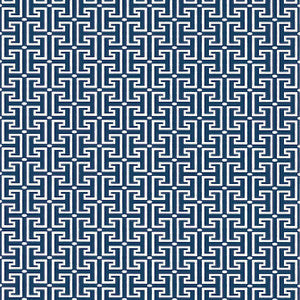 T-Square Navy and White T20866 by Thibaut Wallpaper