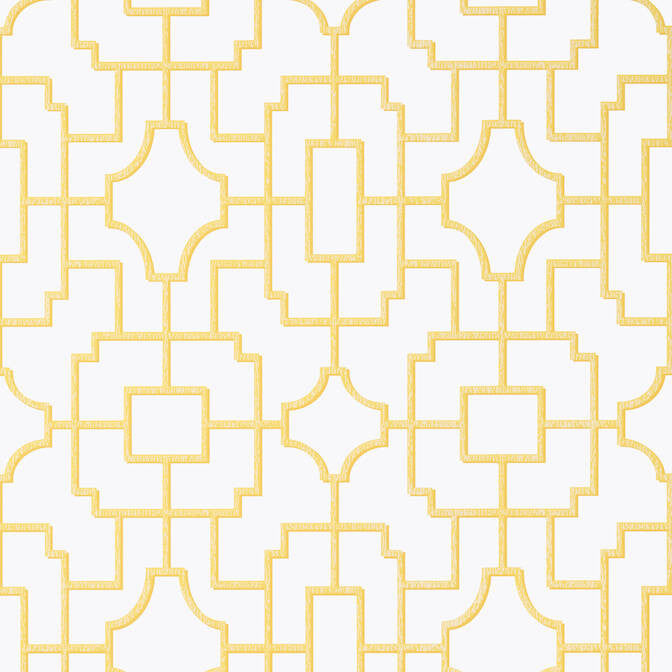 Fretwork Yellow T20873 by Thibaut Wallpaper Thibaut Wallpaper Fretwork Yellow T20873Wallpaper Eden Wallpaper UNITED STATES </p><p>Repeat: V: 18 27 - Fabric Carolina -