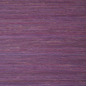 Raffia Palm Plum T24064 by Thibaut Wallpaper