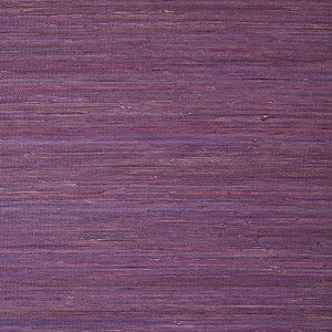 Raffia Palm Plum T24064 by Thibaut Wallpaper