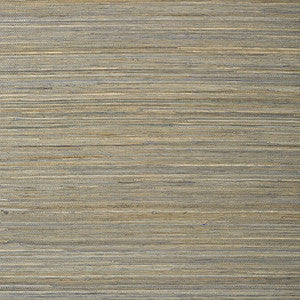 Raffia Palm Grey T24067 by Thibaut Wallpaper