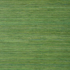 Raffia Palm Emerald Green T24074 by Thibaut Wallpaper